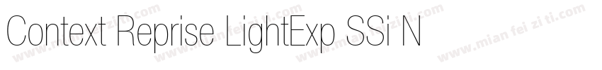 Context Reprise LightExp SSi Normal字体转换